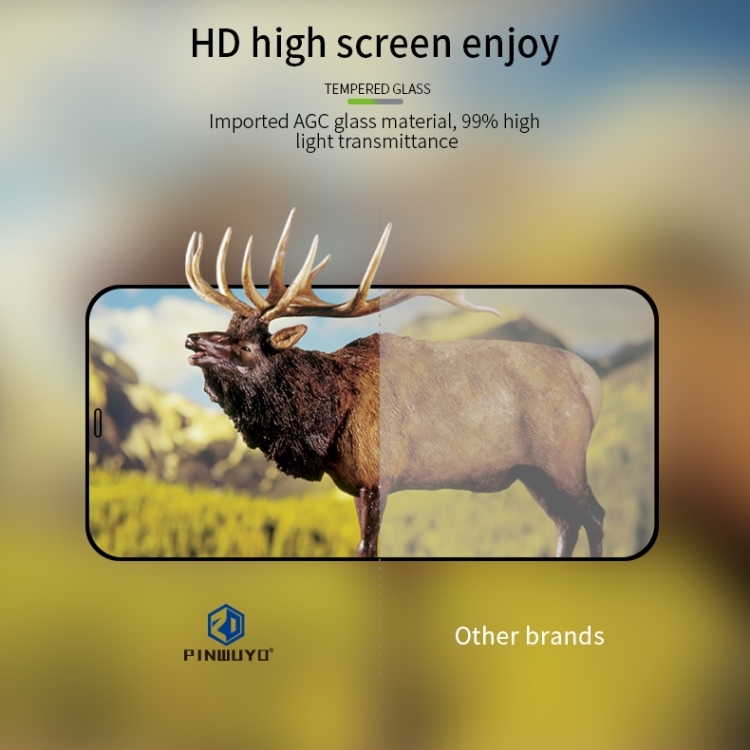 For iPhone 12 / 12 Pro PINWUYO 9H 2.5D Full Screen Tempered Glass Film(Black) For iPhone 12 / 12 Pro PINWUYO 9H 2.5D Full Screen Tempered Glass Film(Black)