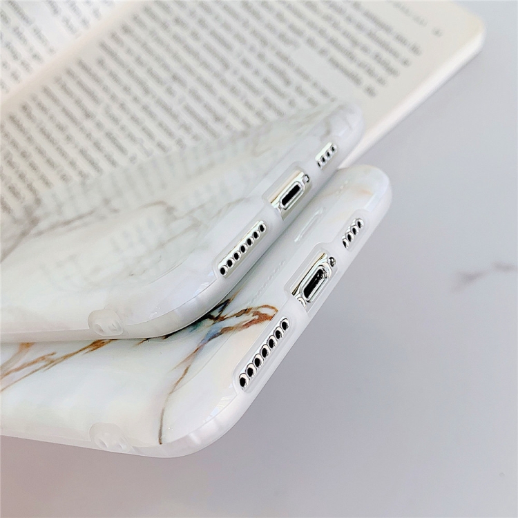 For iPhone 12 mini TPU Smooth Marbled IMD Mobile Phone Case(Gold Inlaid Jade F30)