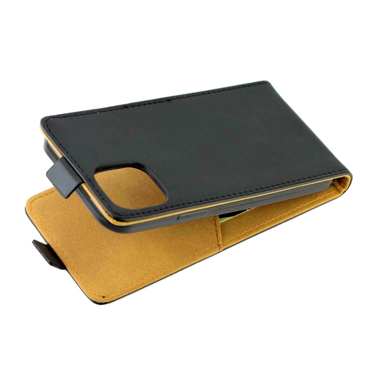 For iPhone 12 / 12 Pro Business Style Vertical Flip TPU + PU Leather Case with Card Slot(Black) For iPhone 12 / 12 Pro Business Style Vertical Flip TPU + PU Leather Case with Card Slot(Black)