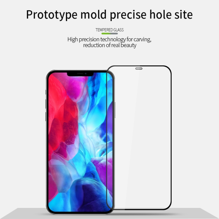 For iPhone 12 Pro Max MOFI 9H 2.5D Full Screen Tempered Glass Film(Black) For iPhone 12 Pro Max MOFI 9H 2.5D Full Screen Tempered Glass Film(Black)