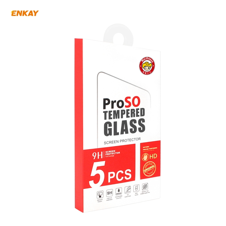 For iPhone 12 Pro Max 5pcs ENKAY Hat-Prince 0.26mm 9H 2.5D Curved Edge Explosion-proof Tempered Glass Film For iPhone 12 Pro Max 5pcs ENKAY Hat-Prince 0.26mm 9H 2.5D Curved Edge Explosion-proof Tempered Glass Film