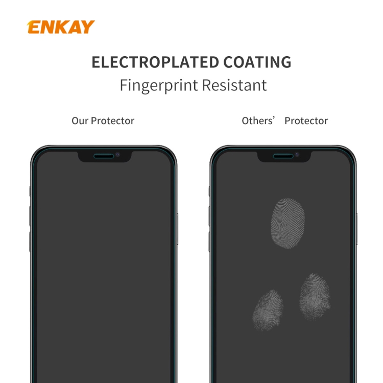 For iPhone 12 mini 10pcs ENKAY Hat-Prince 0.26mm 9H 2.5D Curved Edge Explosion-proof Tempered Glass Film