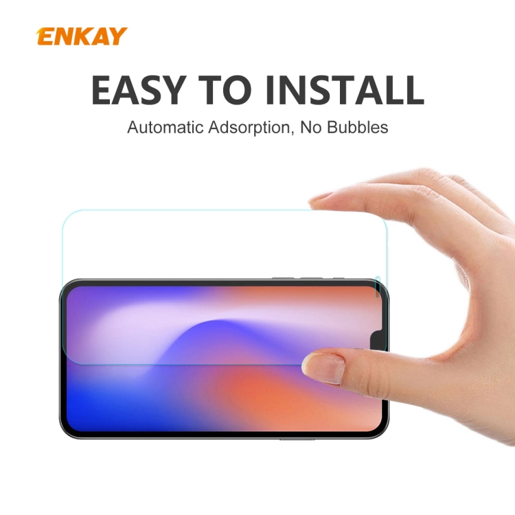 For iPhone 12 mini 10pcs ENKAY Hat-Prince 0.26mm 9H 2.5D Curved Edge Explosion-proof Tempered Glass Film