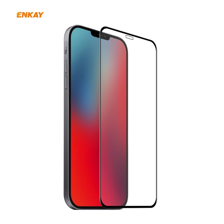 For iPhone 12 mini ENKAY Hat-Prince 0.26mm 9H 6D Curved Full Coverage Tempered Glass Protector For iPhone 12 mini ENKAY Hat-Prince 0.26mm 9H 6D Curved Full Coverage Tempered Glass Protector