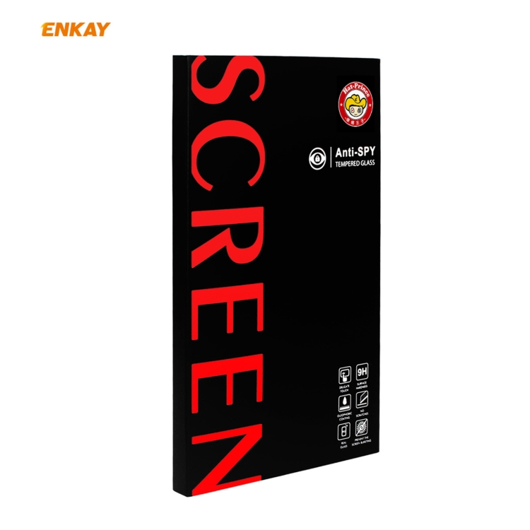 For iPhone 12 / 12 Pro ENKAY 0.26mm 9H 6D Privacy Anti-spy Full Screen Tempered Glass Film