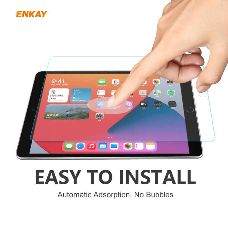 For iPad 10.2 2021 / 2020 / 2019 2 PCS ENKAY Hat-Prince 0.33mm 9H Surface Hardness 2.5D Explosion-proof Tempered Glass Protector For iPad 10.2 2021 / 2020 / 2019 2 PCS ENKAY Hat-Prince 0.33mm 9H Surface Hardness 2.5D Explosion-proof Tempered Glass Protector