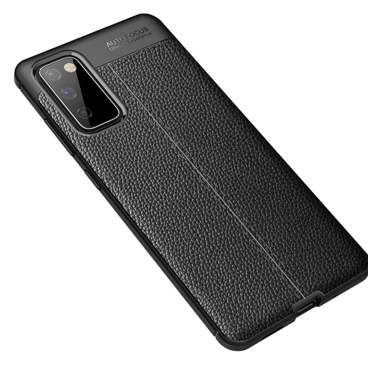 For Samsung Galaxy S20 FE 5G Litchi Texture TPU Shockproof Case(Black) For Samsung Galaxy S20 FE 5G Litchi Texture TPU Shockproof Case(Black)
