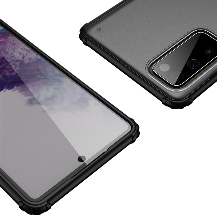 For Samsung Galaxy S20 FE 5G Four-corner Shockproof TPU + PC Protective Case(Black) For Samsung Galaxy S20 FE 5G Four-corner Shockproof TPU + PC Protective Case(Black)