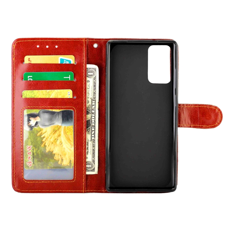 For Samsung Galaxy Note20 Crazy Horse Texture Leather Horizontal Flip Protective Case with Holder & Card Slots & Wallet & Photo Frame(Brown) For Samsung Galaxy Note20 Crazy Horse Texture Leather Horizontal Flip Protective Case with Holder & Card Slots & Wallet & Photo Frame(Brown)