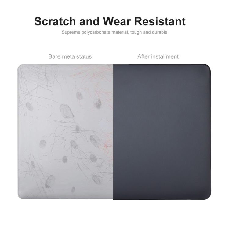 For MacBook Air 13.6 2022/2024 A2681 (M2) / A3113 (M3) ENKAY Matte Laptop Protective Case (Grey) For MacBook Air 13.6 2022/2024 A2681 (M2) / A3113 (M3) ENKAY Matte Laptop Protective Case (Grey)