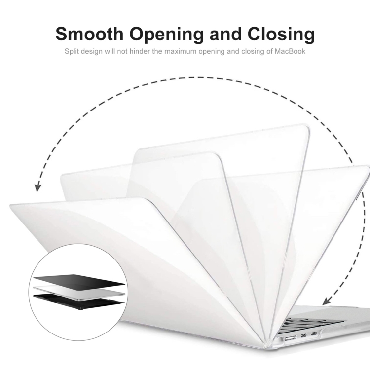 For MacBook Air 13.6 2022 A2681 US Version ENKAY 3 in 1 Crystal Laptop Case with TPU Keyboard Film / Anti-dust Plugs (Light Purple) For MacBook Air 13.6 2022 A2681 US Version ENKAY 3 in 1 Crystal Laptop Case with TPU Keyboard Film / Anti-dust Plugs (Light Purple)