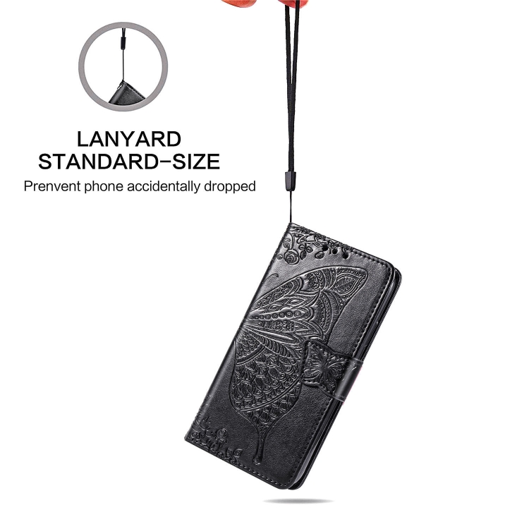 For Galaxy S20 FE / S20 Lite Butterfly Love Flower Embossed Horizontal Flip Leather Case with Bracket / Card Slot / Wallet / Lanyard(Black) For Galaxy S20 FE / S20 Lite Butterfly Love Flower Embossed Horizontal Flip Leather Case with Bracket / Card Slot / Wallet / Lanyard(Black)