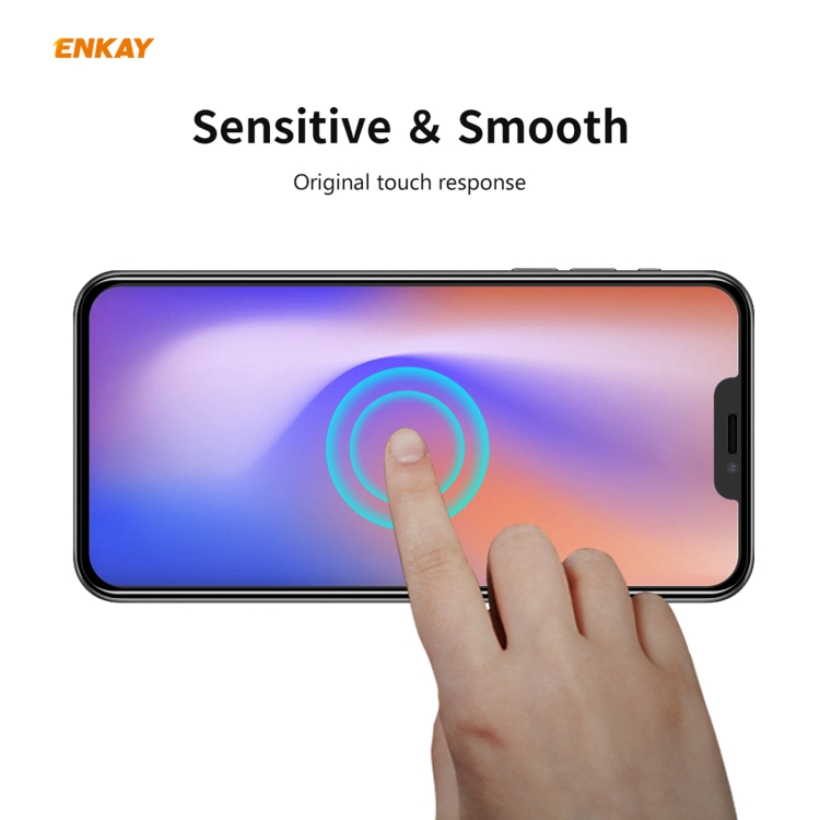For iPhone 12 Pro Max 2pcs ENKAY Hat-Prince 0.26mm 9H 6D Curved Full Coverage Tempered Glass Protector