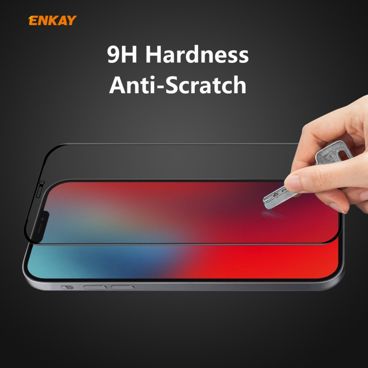 For iPhone 12 / 12 Pro 5pcs ENKAY Hat-Prince 0.26mm 9H 6D Privacy Anti-spy Full Screen Tempered Glass Film 6.1 For iPhone 12 / 12 Pro 5pcs ENKAY Hat-Prince 0.26mm 9H 6D Privacy Anti-spy Full Screen Tempered Glass Film 6.1