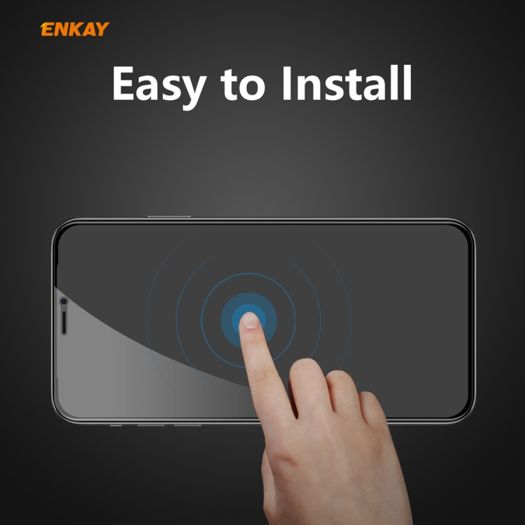 For iPhone 12 / 12 Pro 5pcs ENKAY Hat-Prince 0.26mm 9H 6D Privacy Anti-spy Full Screen Tempered Glass Film 6.1 For iPhone 12 / 12 Pro 5pcs ENKAY Hat-Prince 0.26mm 9H 6D Privacy Anti-spy Full Screen Tempered Glass Film 6.1
