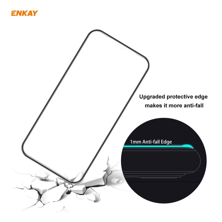 For iPhone 12 mini 5pcs ENKAY Hat-Prince Anti-drop Full Glue Tempered Glass Full Screen Film Anti-fall Protector For iPhone 12 mini 5pcs ENKAY Hat-Prince Anti-drop Full Glue Tempered Glass Full Screen Film Anti-fall Protector