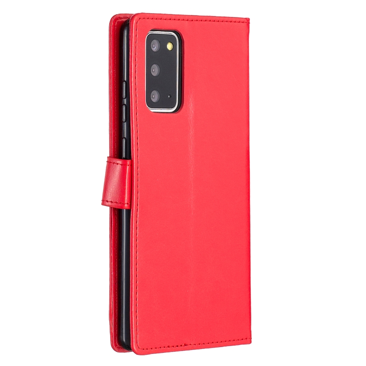 For Samsung Galaxy Note20 Crazy Horse Texture Horizontal Flip Leather Case with Holder & Card Slots & Wallet & Photo Frame(Red) For Samsung Galaxy Note20 Crazy Horse Texture Horizontal Flip Leather Case with Holder & Card Slots & Wallet & Photo Frame(Red)
