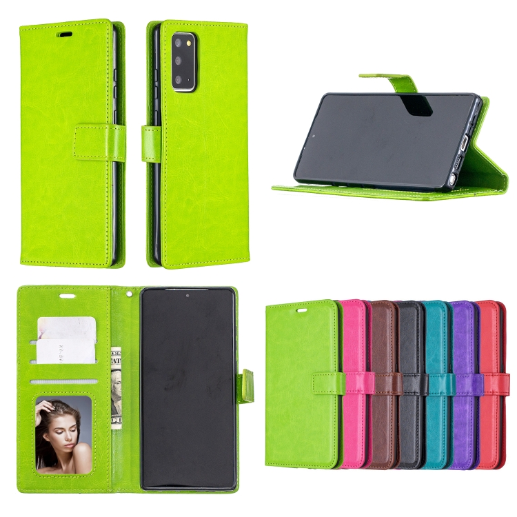 For Samsung Galaxy Note20 Crazy Horse Texture Horizontal Flip Leather Case with Holder & Card Slots & Wallet & Photo Frame(Red) For Samsung Galaxy Note20 Crazy Horse Texture Horizontal Flip Leather Case with Holder & Card Slots & Wallet & Photo Frame(Red)