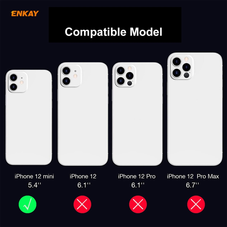 For iPhone 12 mini ENKAY Hat-Prince 9H Rear Camera Lens Tempered Glass Film Full Coverage Protector For iPhone 12 mini ENKAY Hat-Prince 9H Rear Camera Lens Tempered Glass Film Full Coverage Protector