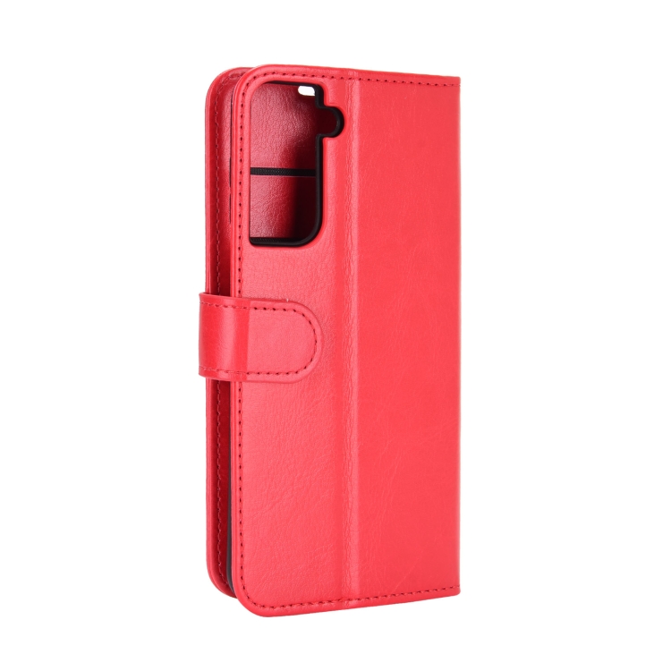 For Samsung Galaxy S21 5G R64 Texture Single Horizontal Flip Protective Case with Holder & Card Slots & Wallet& Photo Frame(Red)
