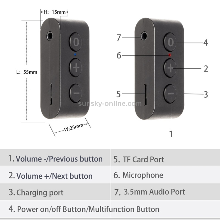 BR03 Card Car Bluetooth 5.0 Receiver Speaker Music Wireless Audio Receiver Bluetooth Hands-free Call BR03 Card Car Bluetooth 5.0 Receiver Speaker Music Wireless Audio Receiver Bluetooth Hands-free Call
