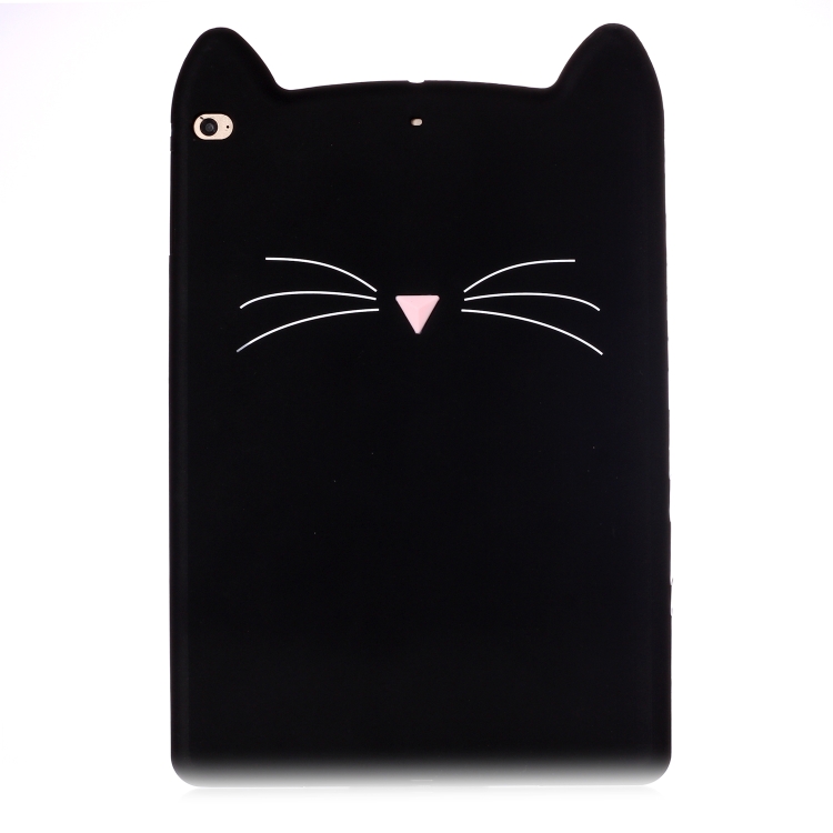Cat Whiskers Pattern Silicone Protective Case for iPad 9.7 (2018) & iPad 9.7 (2017) & Pro 9.7 inch & Air 2 & Air(black) Cat Whiskers Pattern Silicone Protective Case for iPad 9.7 (2018) & iPad 9.7 (2017) & Pro 9.7 inch & Air 2 & Air(black)