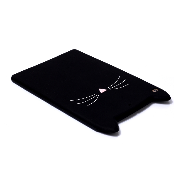 Cat Whiskers Pattern Silicone Protective Case for iPad 9.7 (2018) & iPad 9.7 (2017) & Pro 9.7 inch & Air 2 & Air(black) Cat Whiskers Pattern Silicone Protective Case for iPad 9.7 (2018) & iPad 9.7 (2017) & Pro 9.7 inch & Air 2 & Air(black)