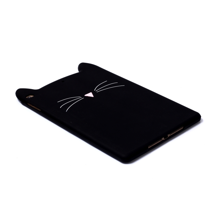 Cat Whiskers Pattern Silicone Protective Case for iPad 9.7 (2018) & iPad 9.7 (2017) & Pro 9.7 inch & Air 2 & Air(black) Cat Whiskers Pattern Silicone Protective Case for iPad 9.7 (2018) & iPad 9.7 (2017) & Pro 9.7 inch & Air 2 & Air(black)