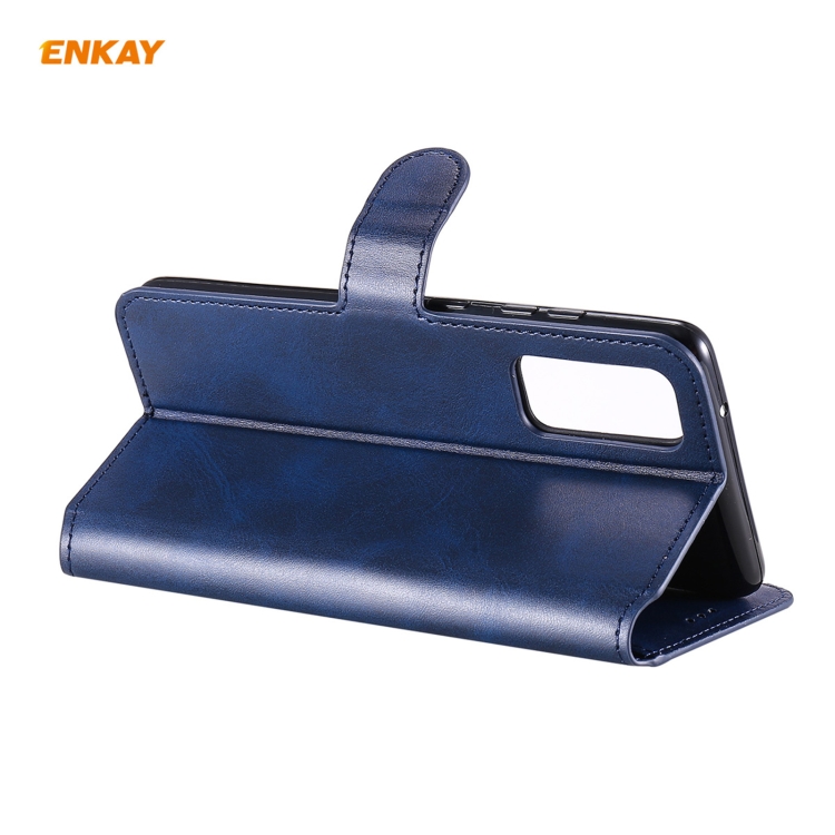 For Samsung Galaxy S20 FE / S20 Lite (4G/5G) ENKAY Hat-Prince ENK-PUC030 Horizontal Flip PU Leather Case with Holder & Card Slots & Wallet(Dark Blue) For Samsung Galaxy S20 FE / S20 Lite (4G/5G) ENKAY Hat-Prince ENK-PUC030 Horizontal Flip PU Leather Case with Holder & Card Slots & Wallet(Dark Blue)