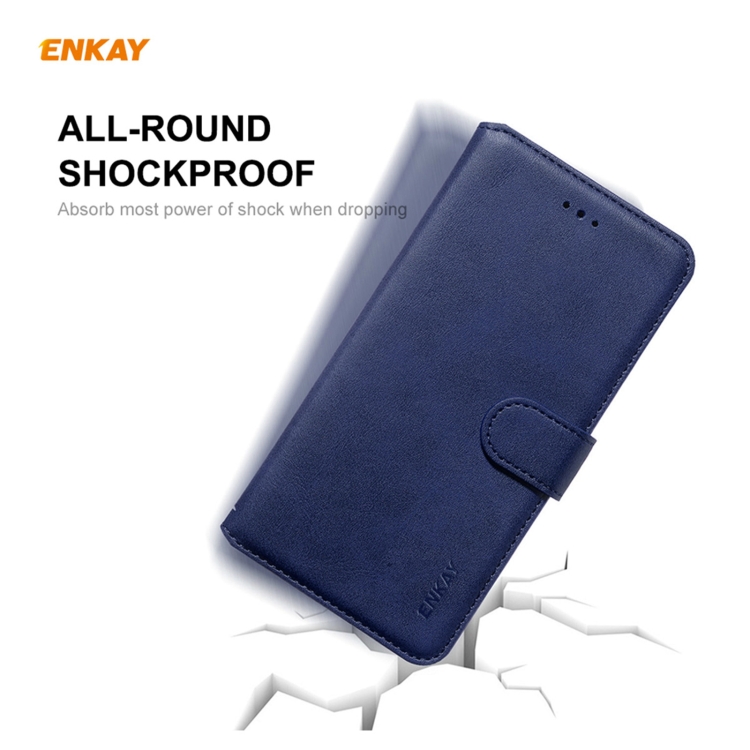 For Samsung Galaxy S20 FE / S20 Lite (4G/5G) ENKAY Hat-Prince ENK-PUC030 Horizontal Flip PU Leather Case with Holder & Card Slots & Wallet(Dark Blue) For Samsung Galaxy S20 FE / S20 Lite (4G/5G) ENKAY Hat-Prince ENK-PUC030 Horizontal Flip PU Leather Case with Holder & Card Slots & Wallet(Dark Blue)