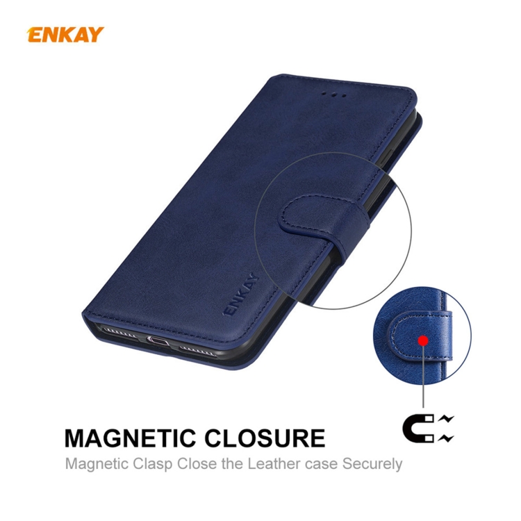 For Samsung Galaxy S20 FE / S20 Lite (4G/5G) ENKAY Hat-Prince ENK-PUC030 Horizontal Flip PU Leather Case with Holder & Card Slots & Wallet(Dark Blue) For Samsung Galaxy S20 FE / S20 Lite (4G/5G) ENKAY Hat-Prince ENK-PUC030 Horizontal Flip PU Leather Case with Holder & Card Slots & Wallet(Dark Blue)