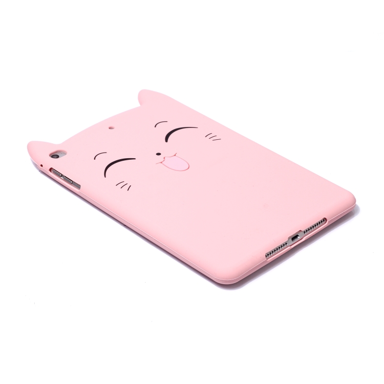 Happy Cat Pattern Set Silicone Protective Case for iPad mini 5 / mini 4 / mini 3 / mini 2 / mini(Pink) Happy Cat Pattern Set Silicone Protective Case for iPad mini 5 / mini 4 / mini 3 / mini 2 / mini(Pink)