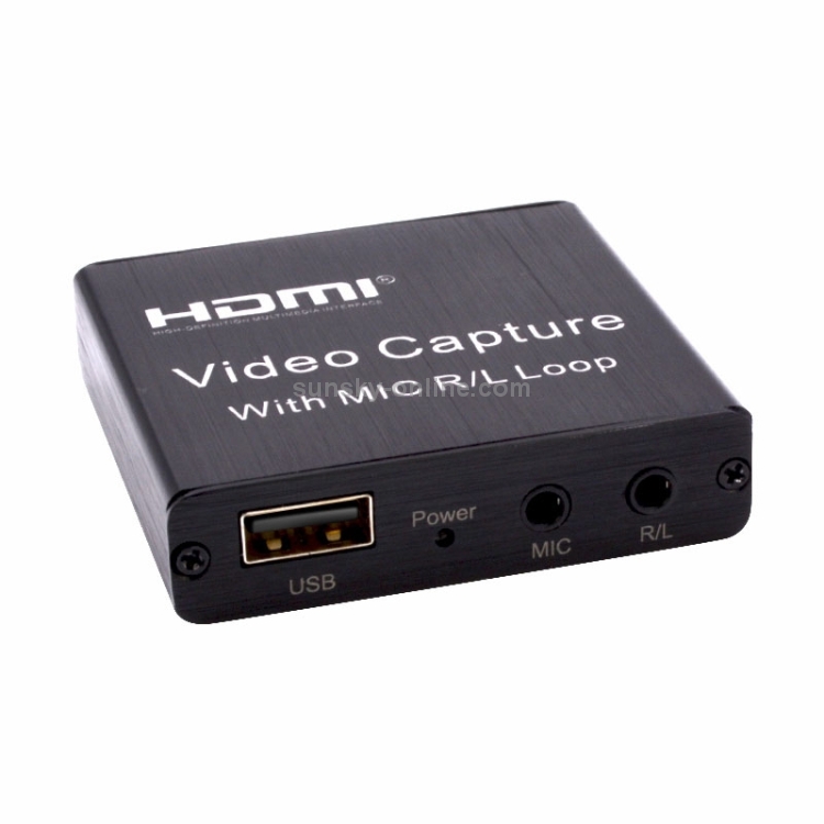 Tarjeta de captura de video HD 1080P 4K HDMI Caja de captura de video HDMI a USB 2.0 - 1