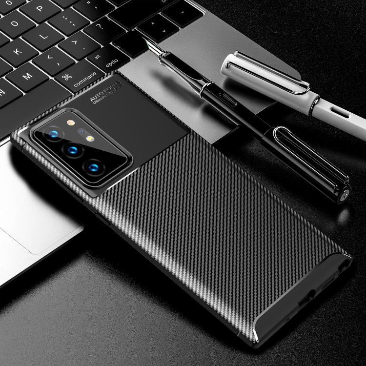 For Samsung Galaxy S21 Ultra 5G Carbon Fiber Texture Shockproof TPU Case(Black) For Samsung Galaxy S21 Ultra 5G Carbon Fiber Texture Shockproof TPU Case(Black)