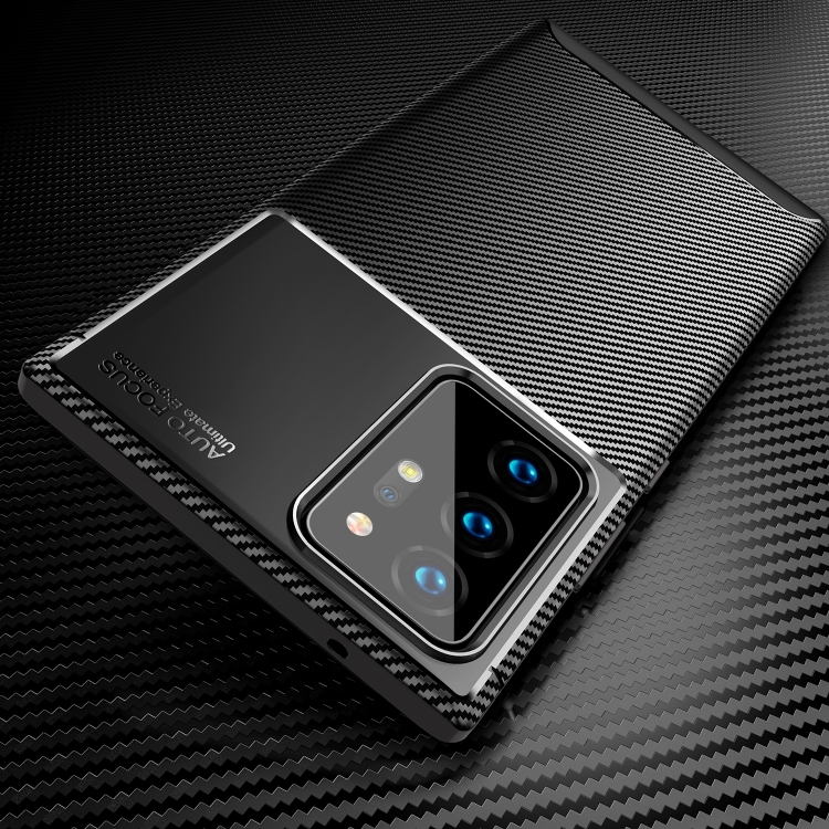 For Samsung Galaxy S21 Ultra 5G Carbon Fiber Texture Shockproof TPU Case(Black) For Samsung Galaxy S21 Ultra 5G Carbon Fiber Texture Shockproof TPU Case(Black)