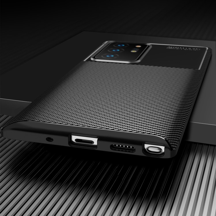 For Samsung Galaxy S21 Ultra 5G Carbon Fiber Texture Shockproof TPU Case(Black) For Samsung Galaxy S21 Ultra 5G Carbon Fiber Texture Shockproof TPU Case(Black)