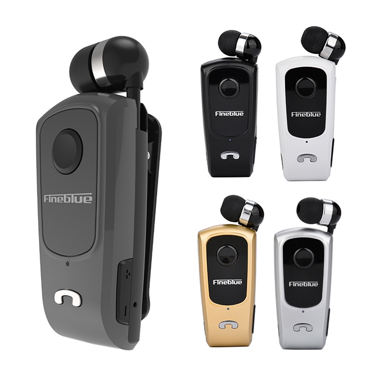 Fineblue F920 CSR4.1 Retractable Cable Caller Vibration Reminder Anti-theft Bluetooth Headset Fineblue F920 CSR4.1 Retractable Cable Caller Vibration Reminder Anti-theft Bluetooth Headset