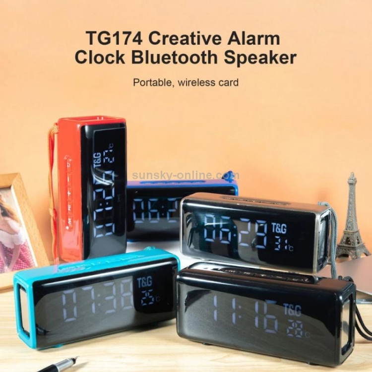 Radio Reloj Despertador Irt Bluetooth Fm Micsd Mp3 Lcd Clock