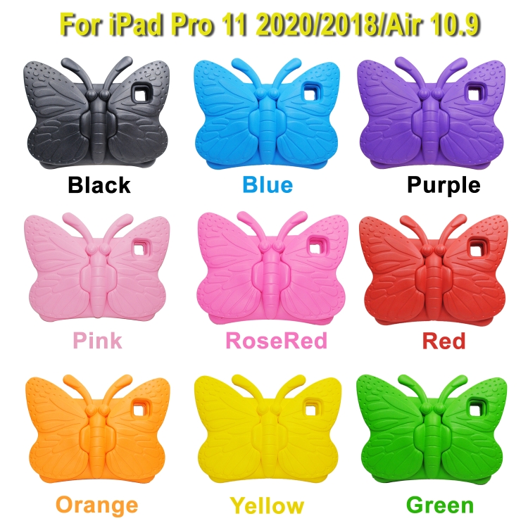For iPad Pro 11 (2020 / 2018) Butterfly Bracket Style EVA Children Shockproof Protective Tablet Case(Pink) For iPad Pro 11 (2020 / 2018) Butterfly Bracket Style EVA Children Shockproof Protective Tablet Case(Pink)