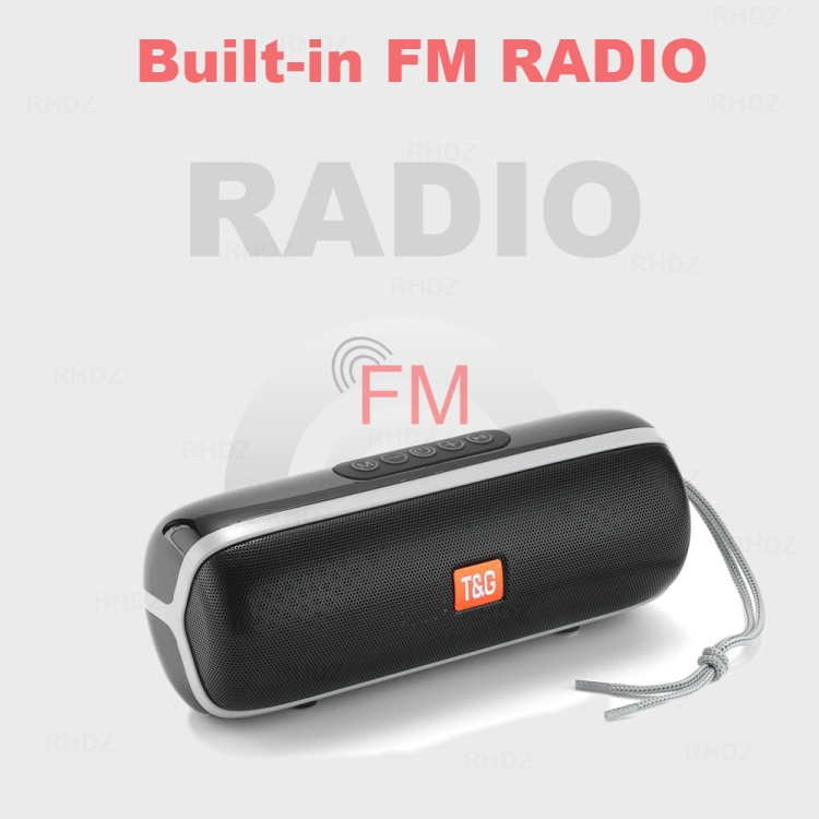 T&G TG183 TWS Mini Wireless Bluetooth Speaker, Supports AUX / USB 2.0 / FM / 32GB TF Card or Micro SD Card(Blue) T&G TG183 TWS Mini Wireless Bluetooth Speaker, Supports AUX / USB 2.0 / FM / 32GB TF Card or Micro SD Card(Blue)