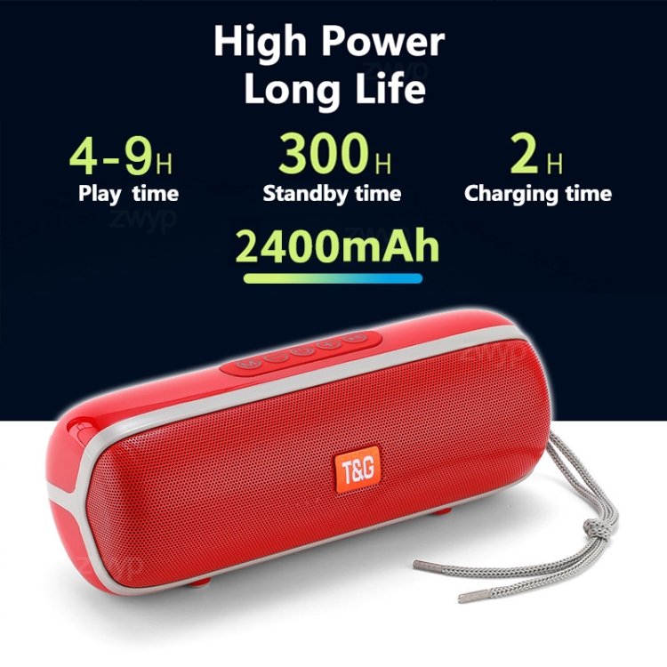 T&G TG183 TWS Mini Wireless Bluetooth Speaker, Supports AUX / USB 2.0 / FM / 32GB TF Card or Micro SD Card(Blue) T&G TG183 TWS Mini Wireless Bluetooth Speaker, Supports AUX / USB 2.0 / FM / 32GB TF Card or Micro SD Card(Blue)