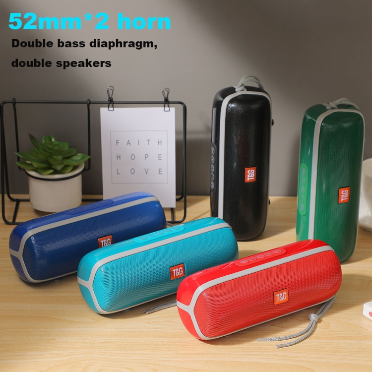 T&G TG183 TWS Mini Wireless Bluetooth Speaker, Supports AUX / USB 2.0 / FM / 32GB TF Card or Micro SD Card(Blue) T&G TG183 TWS Mini Wireless Bluetooth Speaker, Supports AUX / USB 2.0 / FM / 32GB TF Card or Micro SD Card(Blue)