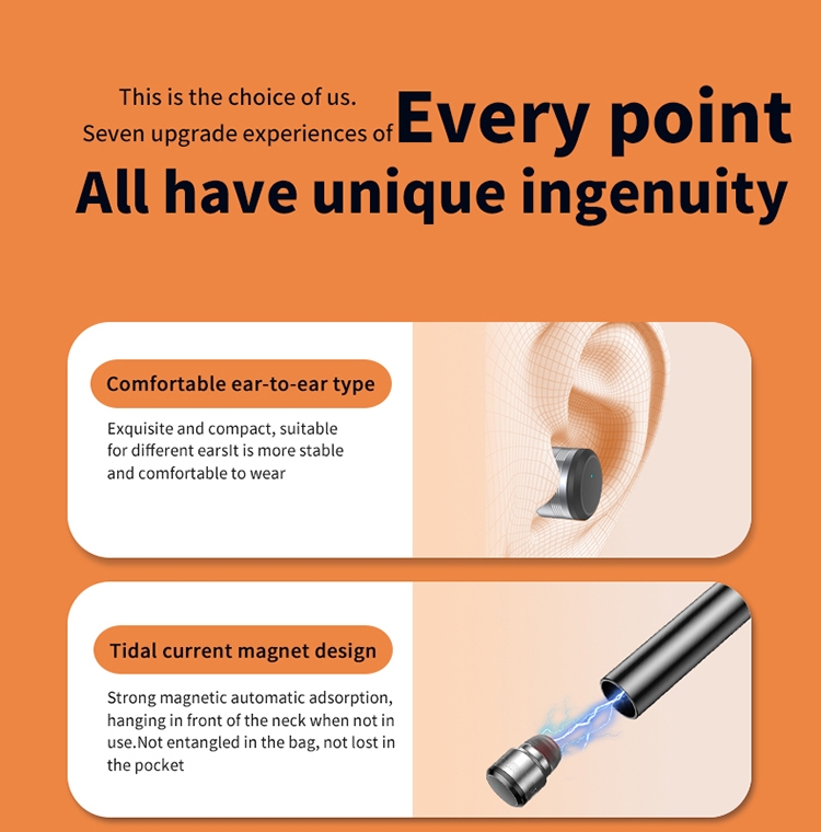 G3 TWS Noise Cancelling Touch Magnetic Neck-mounted Sports Bluetooth Earphone G3 TWS Noise Cancelling Touch Magnetic Neck-mounted Sports Bluetooth Earphone