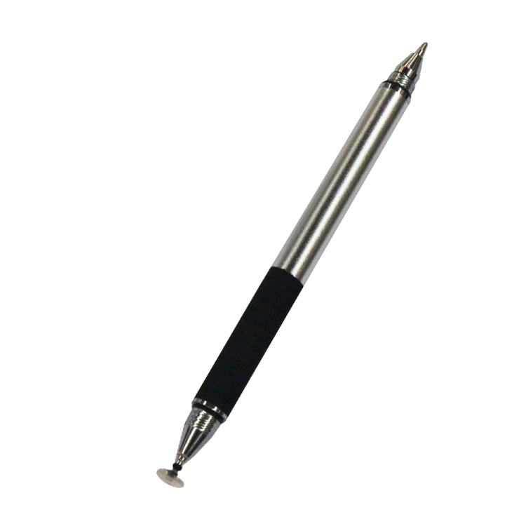 AT-12 3 in 1 Touch Screen Capacitive Pen with Common Writing Pen & Mobile Phone Writing Pen Function is Suitable for Apple / Huawei / Samsung(Silver) AT-12 3 in 1 Touch Screen Capacitive Pen with Common Writing Pen & Mobile Phone Writing Pen Function is Suitable for Apple / Huawei / Samsung(Silver)