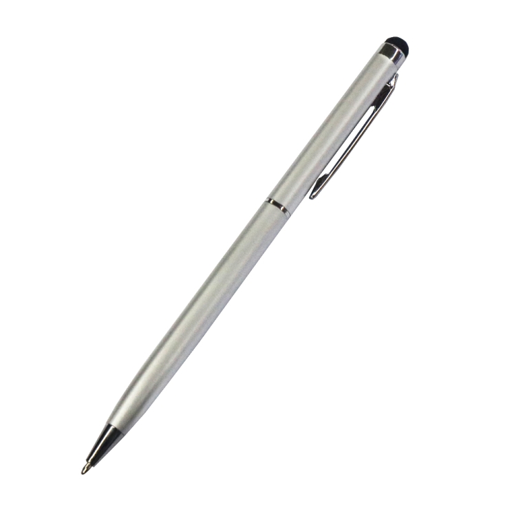 AT-18 3 in 1 Rotary Mobile Phone Touch Screen Handwriting Pen is Suitable for Apple / Huawei / Samsung(Silver) AT-18 3 in 1 Rotary Mobile Phone Touch Screen Handwriting Pen is Suitable for Apple / Huawei / Samsung(Silver)