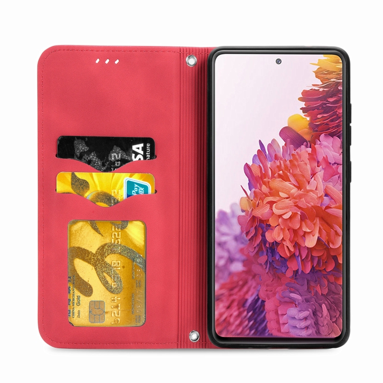 Retro Skin Feel Business Magnetic Horizontal Flip Leather Case With Holder & Card Slots & Wallet & Photo Frame For Samsung Galaxy S20 FE(Red) Retro Skin Feel Business Magnetic Horizontal Flip Leather Case With Holder & Card Slots & Wallet & Photo Frame For Samsung Galaxy S20 FE(Red)