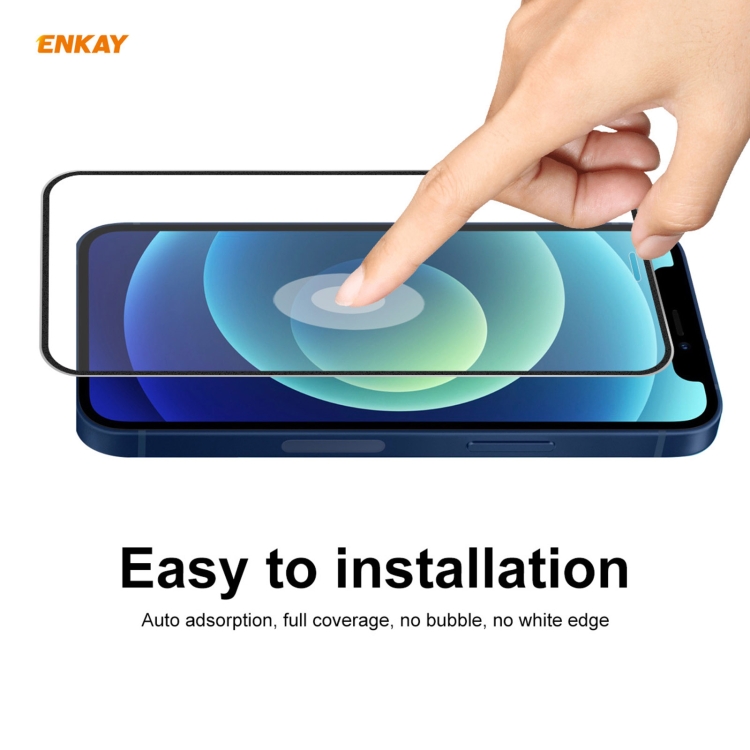 For iPhone 12 / 12 Pro 5pcs ENKAY Hat-Prince 0.2mm 9H Titanium Alloy Curved Edge Explosion-proof Tempered Glass Full Coverage Screen Protector(Black) For iPhone 12 / 12 Pro 5pcs ENKAY Hat-Prince 0.2mm 9H Titanium Alloy Curved Edge Explosion-proof Tempered Glass Full Coverage Screen Protector(Black)