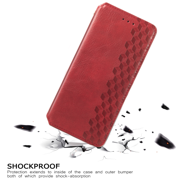 For Samsung Galaxy S21 5G Cubic Grid Pressed Horizontal Flip Magnetic PU Leather Case with Holder & Card Slots & Wallet(Red) For Samsung Galaxy S21 5G Cubic Grid Pressed Horizontal Flip Magnetic PU Leather Case with Holder & Card Slots & Wallet(Red)