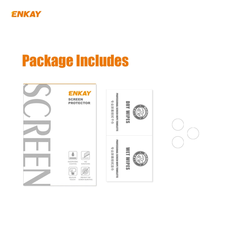 1 Set For iPhone 12 Pro / 12 Pro Max ENKAY Hat-Prince 0.2mm 9H 2.15D Round Edge Rear Camera Lens Tempered Glass Film 3pcs/Set 1 Set For iPhone 12 Pro / 12 Pro Max ENKAY Hat-Prince 0.2mm 9H 2.15D Round Edge Rear Camera Lens Tempered Glass Film 3pcs/Set
