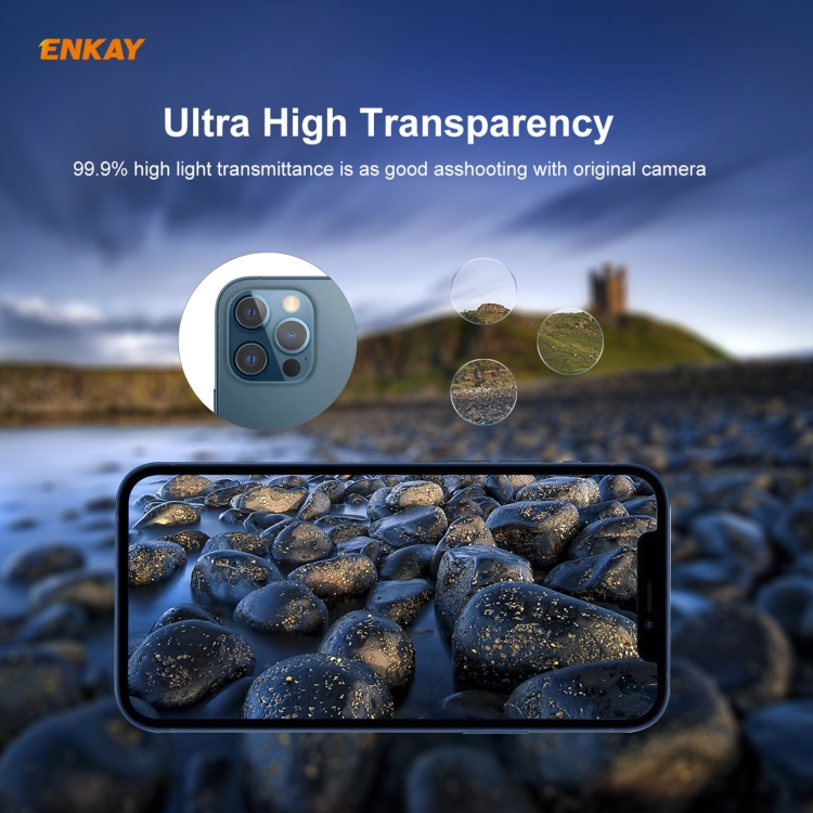 1 Set For iPhone 12 Pro / 12 Pro Max ENKAY Hat-Prince 0.2mm 9H 2.15D Round Edge Rear Camera Lens Tempered Glass Film 3pcs/Set 1 Set For iPhone 12 Pro / 12 Pro Max ENKAY Hat-Prince 0.2mm 9H 2.15D Round Edge Rear Camera Lens Tempered Glass Film 3pcs/Set